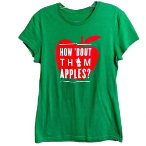 Womens How Bout Them Apples Smash Captain Morgan rum t shirt